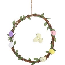  Ghirlande di uova di Pasqua con ghirlanda di uova pasquale della primavera