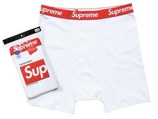 Supreme Hanes Boxer White Taglia S