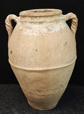 Antica giara in terracotta- Manici a torciglione – Orcio italia XIX sec.