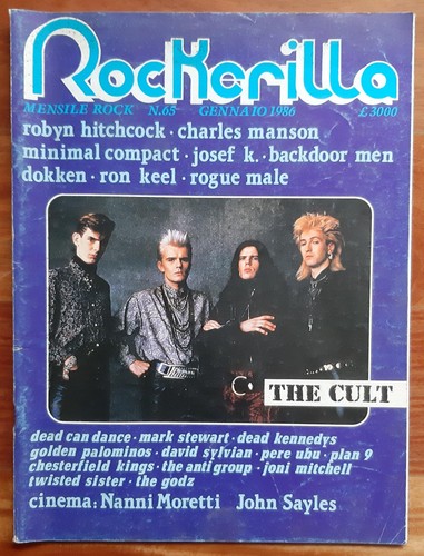 Rockerilla 065 1986 cult - 1986,