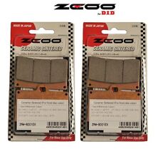 ZCOO 2 COPPIE PASTIGLIE FRENO ANTERIORE EX PER DUCATI SUPERMONO DESMOQUATTRO 530