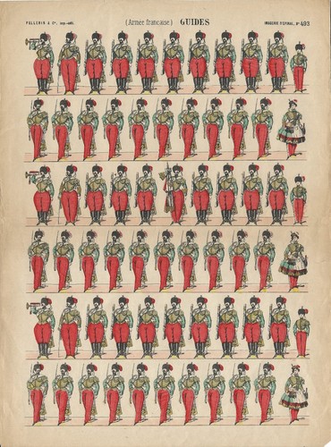 Stampa antica soldatini - antica,