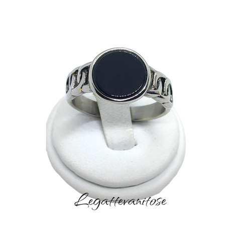 Anello acciaio inox - in,