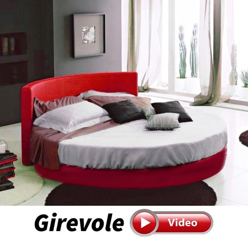Letto rotondo girevole - letto,