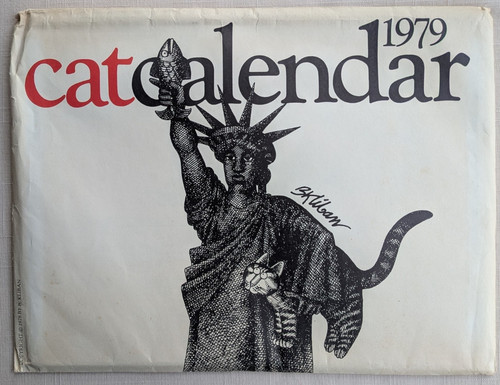 Calendario gatto vintage - calendario, b