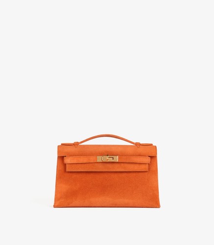 Pochette hermès arancione - hermès,