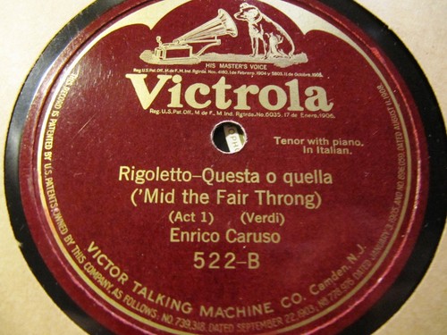 1st victor rec - 1904, enrico