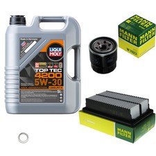 Pacchetto ispezione Mann 5 L Liqui Moly Top Tec 4200 5W-30 per Hyundai i20 Active