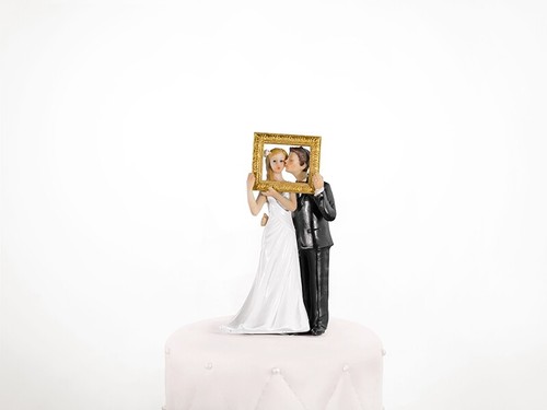 Topper torta matrimonio - torta, sposi