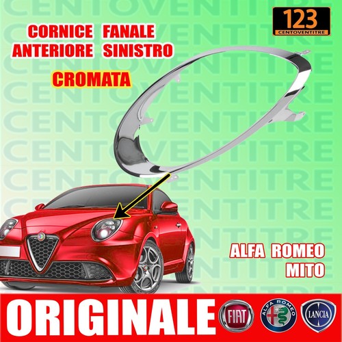 Cornice cromata faro - cromata, sinistro