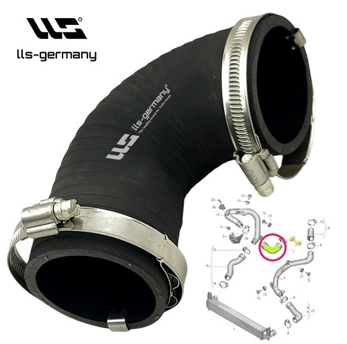 Tubo turbo - turbo, intercooler