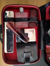 TROUSSE DA VIAGGIO SET TOILETTE  Vintage  in pelle  beauty case