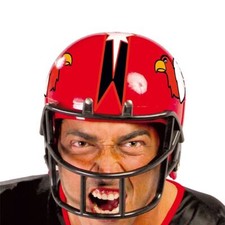 CASCO FOOTBALL AMERICANO ROSSO