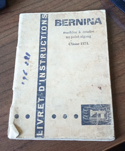 Manuale bernina 117 - 117, l