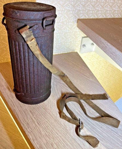 Ww2 bidone maschera antigas - bidone,