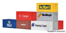 Kibri 20ft Container 8 pieces