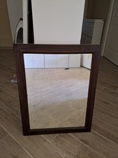 Specchio rettangolare in legno