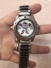 Orologio vintage anni 90 Taz Looney Tunes Amitron Piero Magli cinturino acciaio inox