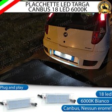 COPPIA PLACCHETTE TARGA LED