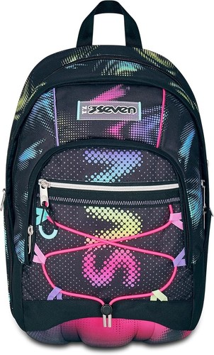 Zaino seven dual nero - zaino, fucsia