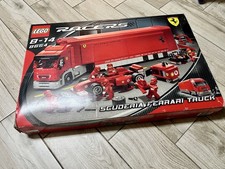 Lego 8654 Scuderia Ferrari Truck Racers Completo Scatola Istruzioni