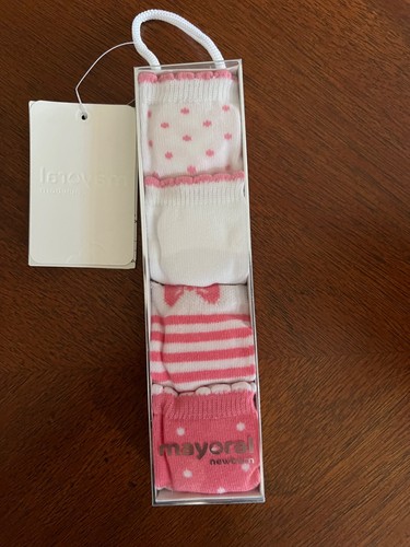 Mayoral newborn 4pc sox set - sox,