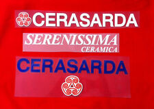 KIT 3 SPONSOR CERASARDA X MAGLIA CALCIO BOLOGNA MACRON NUOVO