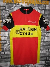 #Vintage Cycling Jersey Maglia Ciclismo  Bici Ti Raleigh Creda  '70 Eroica