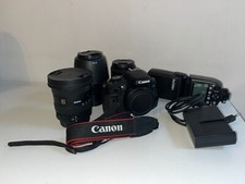 Fotocamera Canon EOS 750D + corredo obbiettivi e flash