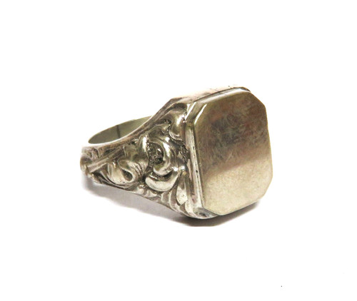 Anello sigillo uomo - anello/sigillo, argento