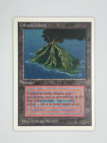 Mtg volcanic island - volcanic,