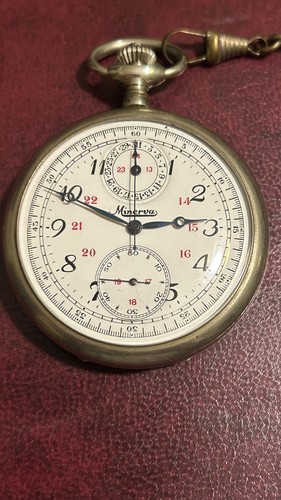 Pocket watch minerva cal 9 - pocket, 19-9