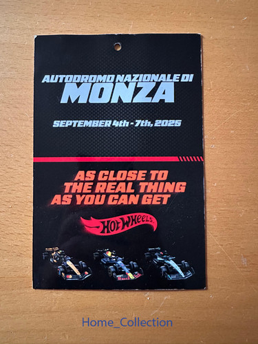 Cartolina hotweels monza - hotweels, gp