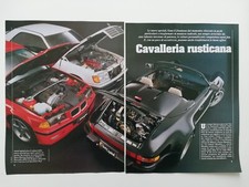 Clipping Ritaglio Articolo PORSCHE 911 BMW SERIE 3 MERCEDES 200 CE Le Elaborate