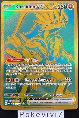 Carte pokemon koraidon 245 091 - carte,