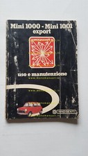 Innocenti Mini 1000 - 1001 - Export 1973 manuale uso manutenzione originale