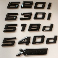 Per BMW 520i 530i 518d 540d XDrive scritta emblemi adesivi badge auto