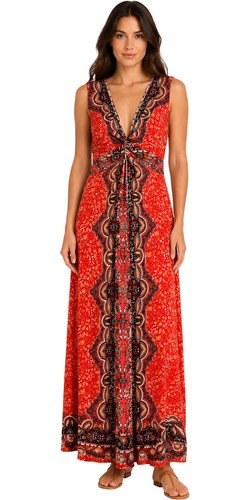 Monsoon paisley maxi abito - paisley,