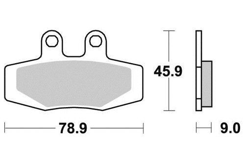 Pastiglie freno sinterizzate - pastiglie,