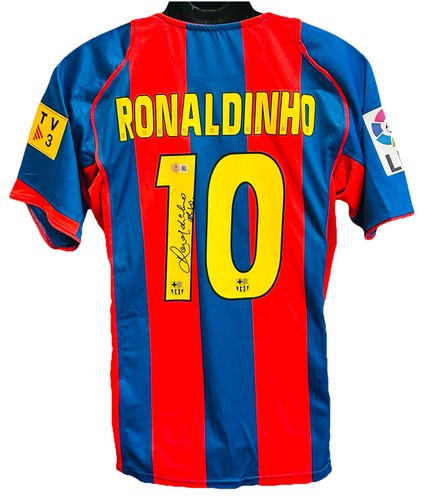 Maglia firmata ronaldinho - firmata,