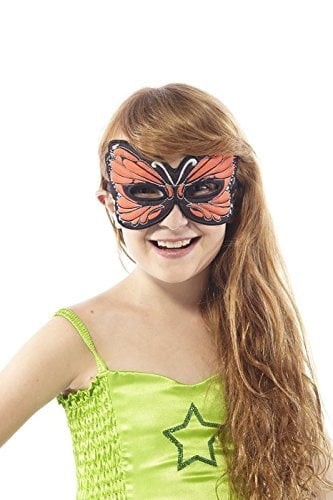 Maschera farfalla arancione - , di