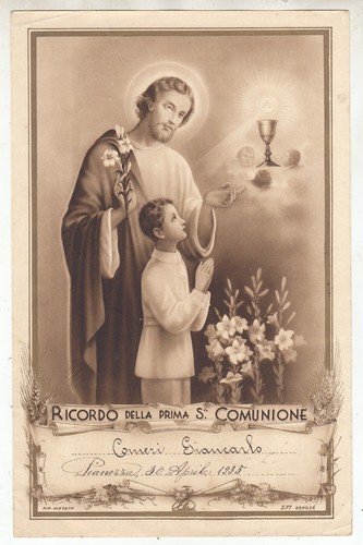 Ricordo della prima santa - ricordo,