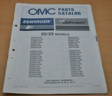 OMC 20/25 Parts Catalog 1986