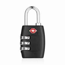 TSA Lock Valigia Bagaglio da Viaggio 3 Cifre Combinazione Reset Lucchetto Zaino Nuovo