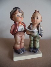 Hummel Goebel ceramica bambini che cantano vintage anni '60 West Germany 12,5 cm