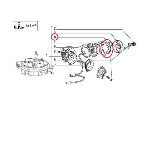 Anello gomma carburatore - gomma,