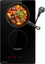 Piano Cottura Induzione 2 Fuochi Incasso, Piastra Induzione 2 Fuochi, Con Blocco