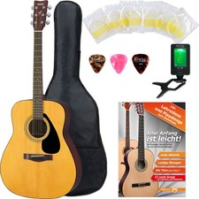 Yamaha F310 chitarra Natural borsa accordatore scuola corde set plettri naturale