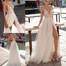 Abiti da sposa A-Line spacco