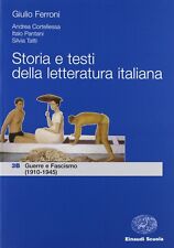 STORIA E TESTI DELLA LETTERATURA ITALIANA VOL.3A-B FERRONI EINAUDI 9788828606963